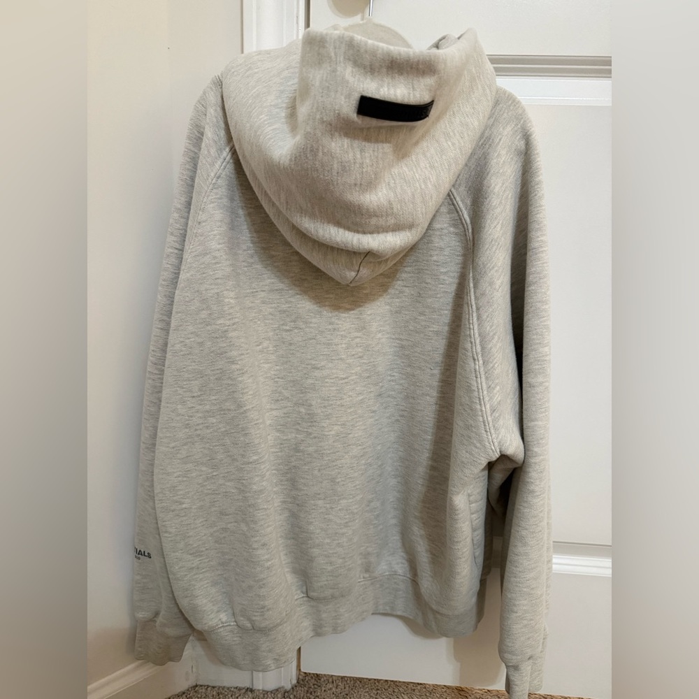 Essentials Fear Of God Gray Hoodie - Picture 3 of 6
